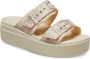 Crocs Sleehakmuiltjes Brooklyn Snake Low Wedge - Thumbnail 1