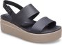 Crocs Sleehaksandaaltjes Brooklyn Low Wedge zomerschoen sandaal keilhak met modieuze plateauzool - Thumbnail 1