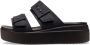 Crocs Vrouwensandalen met gesp Brooklyn Zwart Dames - Thumbnail 3