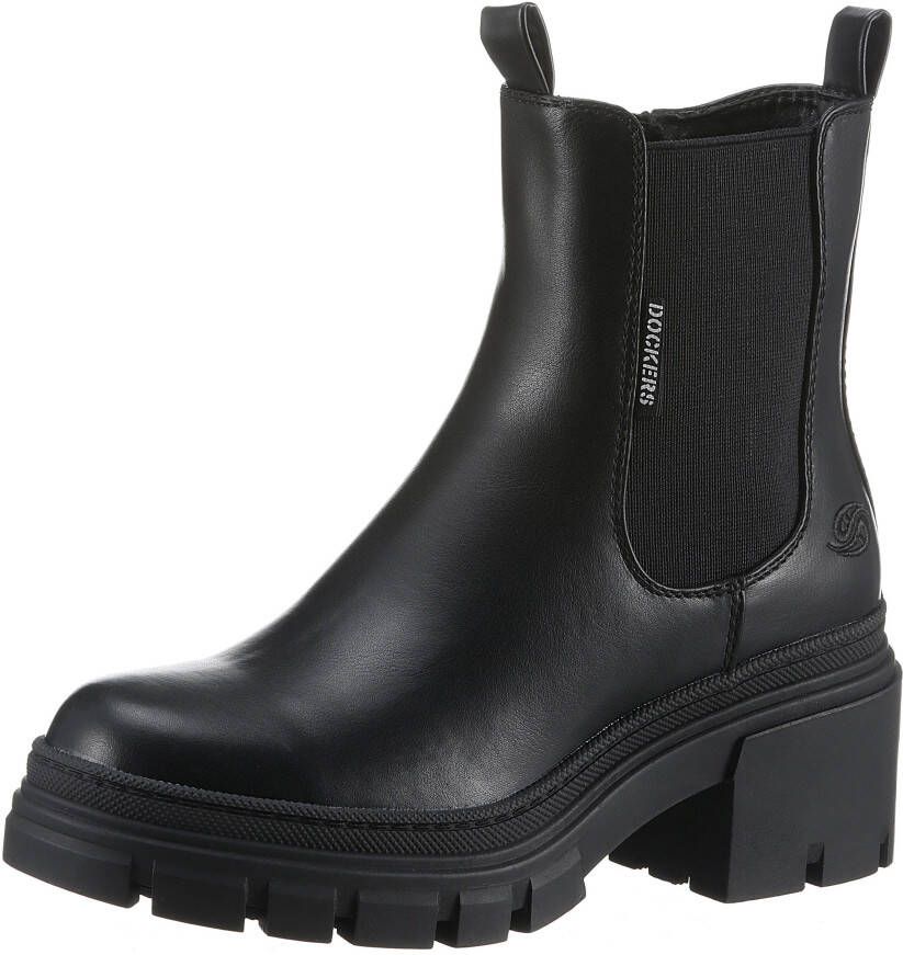 Dockers by Gerli Chelsea-boots met stretchinzet