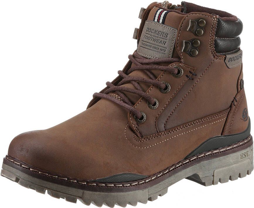 Dockers by Gerli Veterschoenen Hiking boots trekking boots veterschoenen met rits