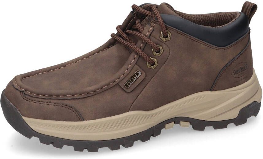 Dockers by Gerli Veterschoenen trekking laarzen veterschoenen met modieuze mocassin-decoratieve naad