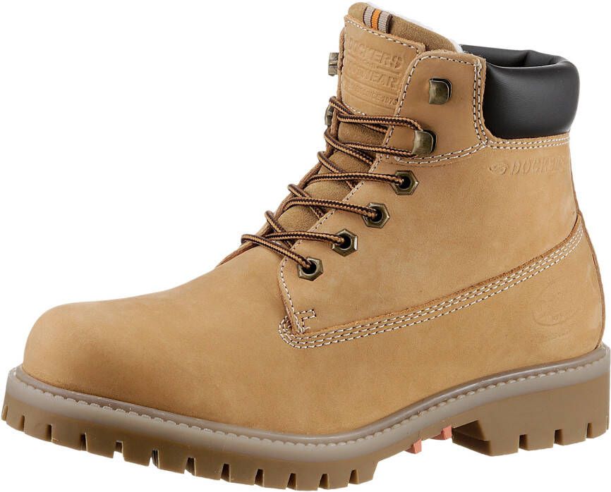 Dockers by Gerli Boots Heren Winter Laarzen Winterschoenen Gevoerd Schoenen Leer 53AX103