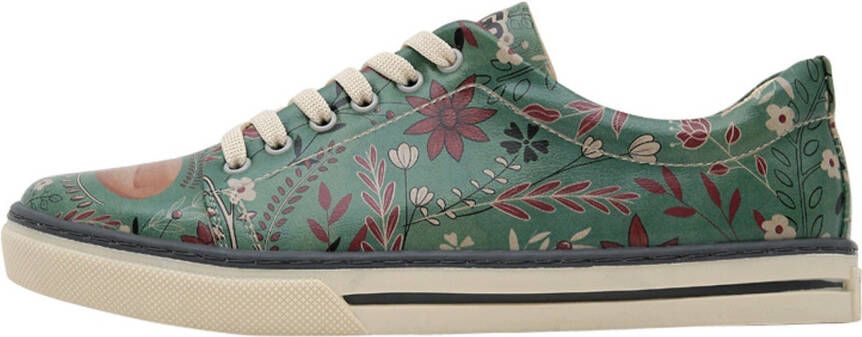 DOGO Veterschoenen Spirit Animal vegan met bloemenprint