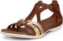 Ecco Sandalen Flash zomerschoen sandaal klittenbandschoen in metallic-look - Thumbnail 5