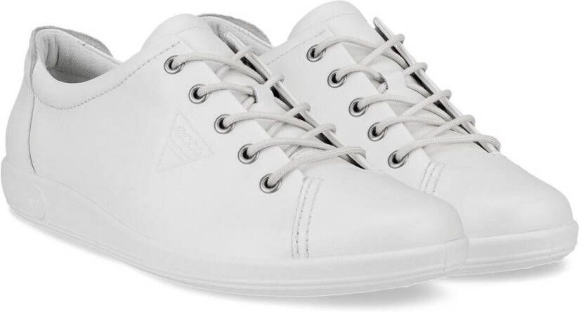 Ecco Sneakers SOFT 2.0 vrijetijdsschoen lage schoen veterschoen met retro-silhouet