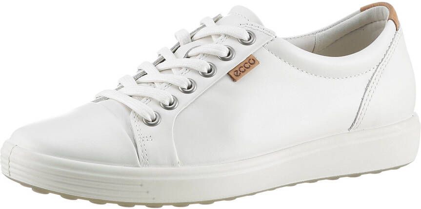 Ecco Sneakers SOFT 7 W met label vrijetijdsschoen halfhoge schoen veterschoen smalle vorm - Foto 4