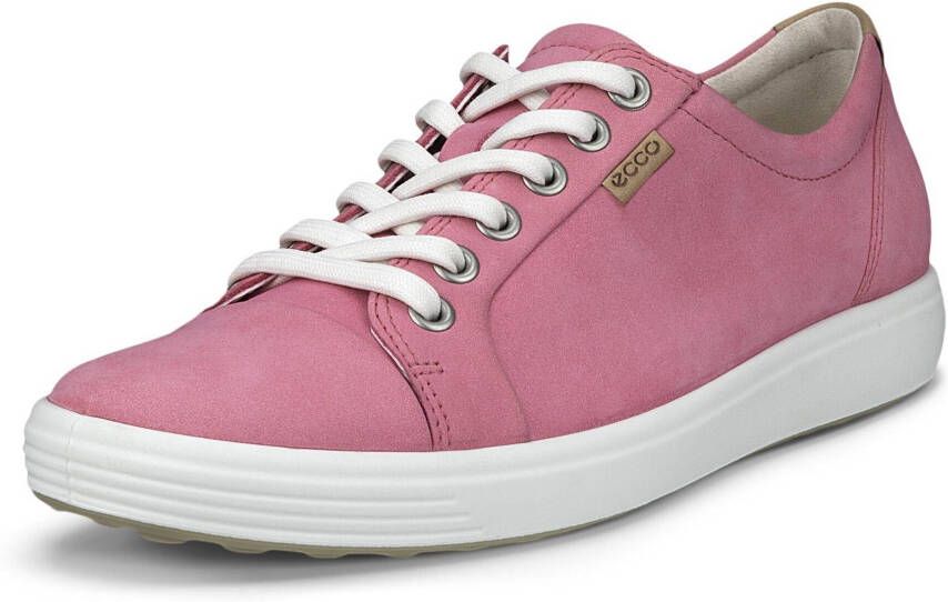 Ecco Sneakers SOFT 7 W met label vrijetijdsschoen halfhoge schoen veterschoen smalle vorm