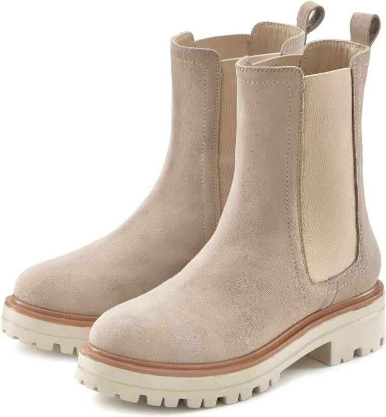 Elbsand Chelsea-boots van leer instaplaarzen enkelboots