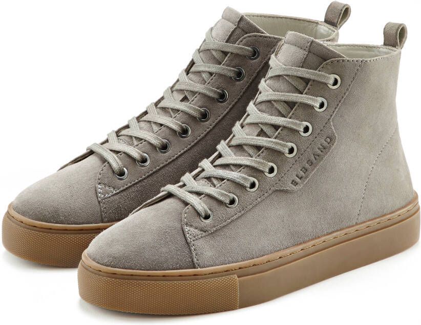 Elbsand Laarsjes Laars boots vetersneaker high-top zacht leer casual-look