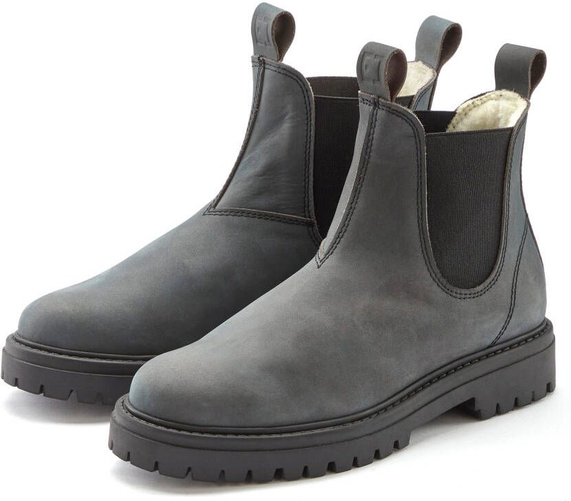 Elbsand Laarsjes van leer in klassieke chelsea-look laarzen boots winterlaarzen