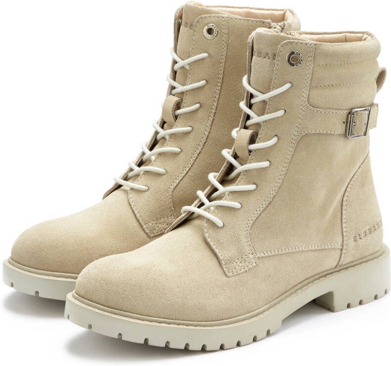 Elbsand Laarsjes Veterschoenen ritslaarzen biker boots leer