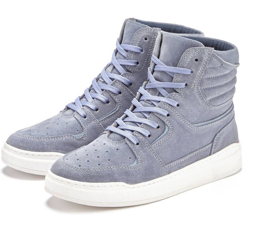 Elbsand Sneakers Vrijetijdsschoen lage schoen high top van leer