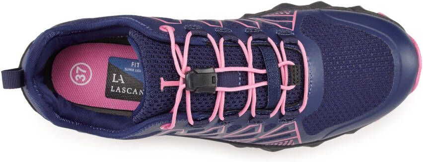 active by Lascana Sneakers Trekkingschoen Outdoor waterafstotend membraan elastische vetersluiting