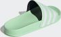 Adidas Originals Adilette Slides Dames Semi Green Spark Cloud White Semi Green Spark- Dames Semi Green Spark Cloud White Semi Green Spark - Thumbnail 4