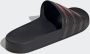 Adidas Originals Adilette badslippers zwart donkerrood - Thumbnail 9