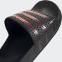 Adidas Originals Adilette badslippers zwart donkerrood - Thumbnail 11