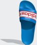 Adidas Originals adilette Badslippers in Blauw - Thumbnail 6