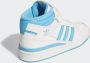 Adidas Mid-Top Forum Sneakers in Wit Blauw White Dames - Thumbnail 7