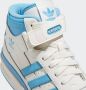 Adidas Mid-Top Forum Sneakers in Wit Blauw White Dames - Thumbnail 9