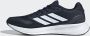 Adidas Perfor ce hardloopschoenen donkerblauw wit zwart - Thumbnail 8