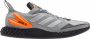 Adidas Originals X9000 4D Grijze Sneakers met Oranje Details Gray Heren - Thumbnail 7