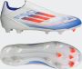 Adidas F50 League Laceless FG Cloud White Solar Red Lucid Blue- Cloud White Solar Red Lucid Blue - Thumbnail 14