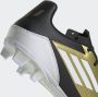 Adidas Perfor ce F50 Club Messi voetbalschoenen metallic goud wit zwart - Thumbnail 11