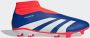 Adidas Predator League Laceless FG Lucid Blue Cloud White Solar Red- Lucid Blue Cloud White Solar Red - Thumbnail 5