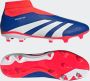 Adidas Predator League Laceless FG Lucid Blue Cloud White Solar Red- Lucid Blue Cloud White Solar Red - Thumbnail 16