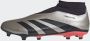 Adidas Predator League Laceless FG Platinum Metallic Aurora Black Turbo Platinum Metallic Aurora Black Turbo - Thumbnail 13