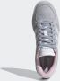 Adidas Breaknet suede dames sneakers grijs wit - Thumbnail 8