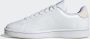 Adidas Advantage Leren Schoenen White Dames - Thumbnail 3