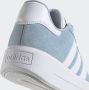 Adidas Sportswear Court Silk Schoenen Dames Blauw - Thumbnail 11