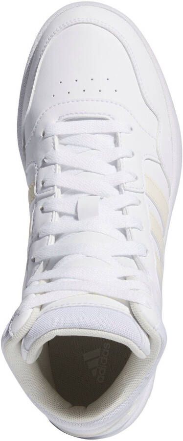 Adidas Hoops 3.0 Mid dames sneaker wit geel 1 3 Uitneembare zool - Foto 4