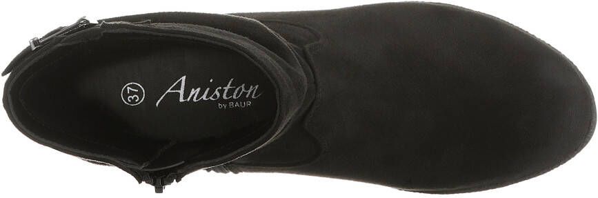 Aniston SHOES Laarsjes met sleehak keilboots casual enkellaars met slouchy schacht nieuwe collectie