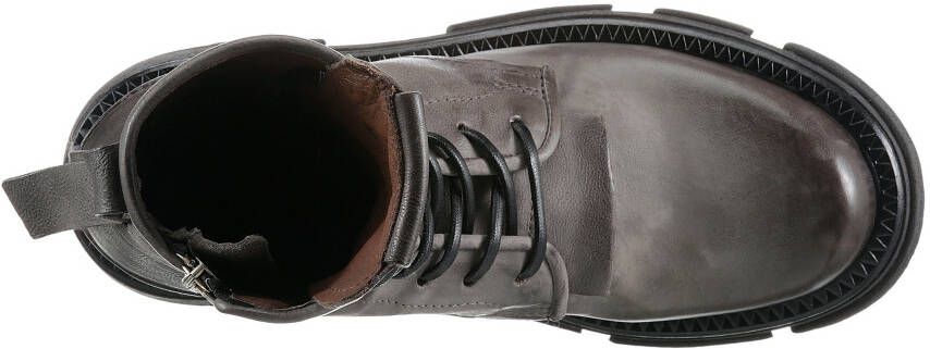 A.S.98 Hoge veterschoenen LANE met band bij de hiel