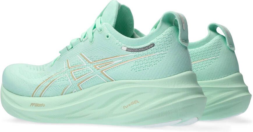 ASICS Women's Gel-Nimbus 26 Hardloopschoenen turkoois groen - Foto 8