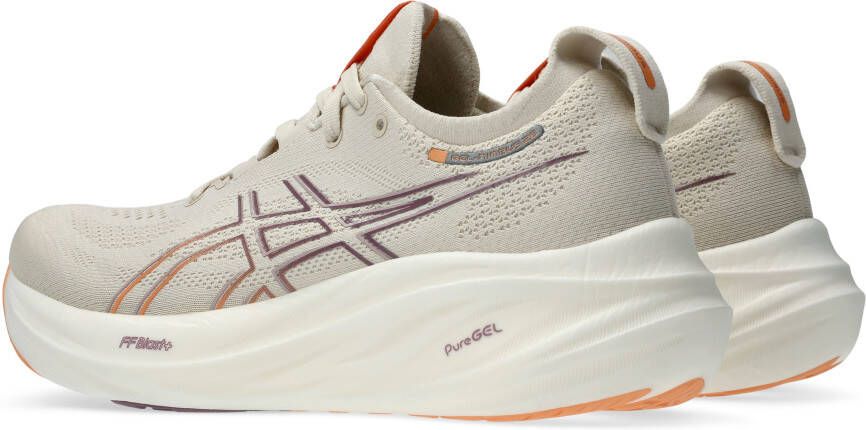 ASICS Women's Gel-Nimbus 26 Hardloopschoenen beige - Foto 8