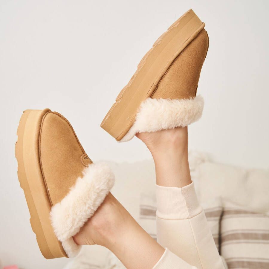 Bearpaw Pantoffels RETRO PLATFORM LOKI mules clog slides met plateauzool