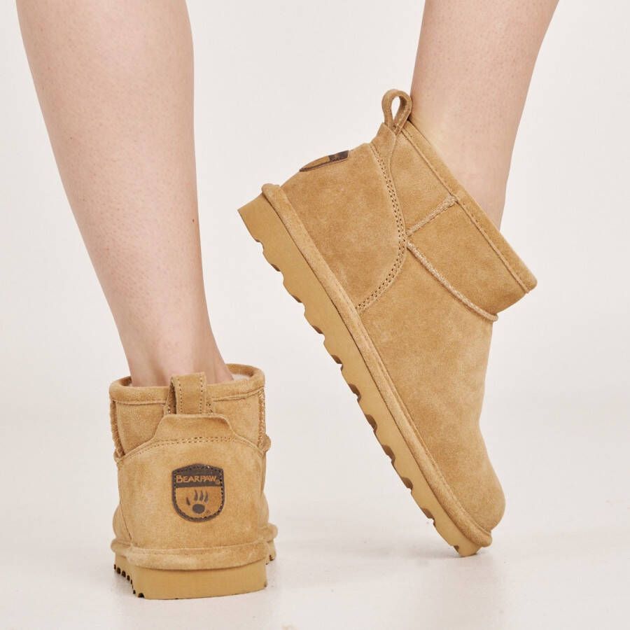 Bearpaw Winterlaarzen Shortama Winterlaarzen instaplaarzen met uitneembare binnenzool