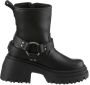 Buffalo Bikerboots BRAVR BIKER LO biker enkellaars plateaustiefelette blokhak met decoratieve gespen - Thumbnail 8