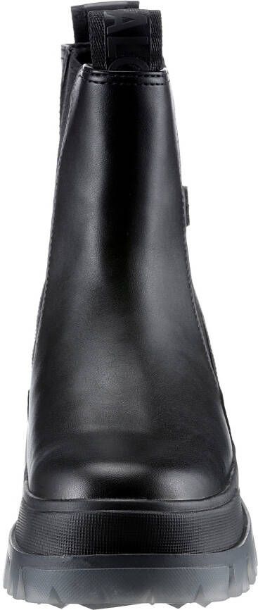 Buffalo Chelsea-boots ASPHA CHELSEA MID met transparante loopzool