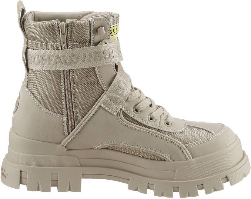 Buffalo Hoge veterschoenen ASPHA COM1 LACEUP MID in memory foam-uitvoering