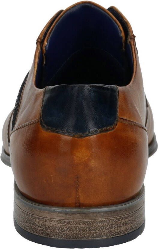 Bugatti Veterschoenen met contrastbeleg bij de hiel