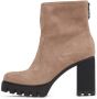 Calvin Klein Highheel-laarsjes HEEL PLATFORM ZIP BOOT SS blokhak plateau enkellaars praktische hielrits - Thumbnail 5