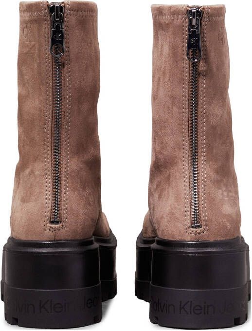 Calvin Klein Laarsjes FLATFORM ZIP MG SS Plateau herfstmode boots met praktische hakrits - Foto 6