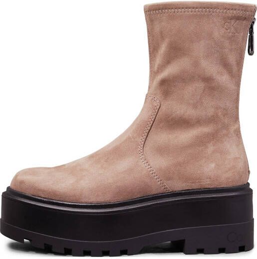 Calvin Klein Laarsjes FLATFORM ZIP MG SS Plateau herfstmode boots met praktische hakrits - Foto 8