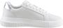 Calvin Klein Sportieve witte sneakers met contrastdetails White Dames - Thumbnail 25