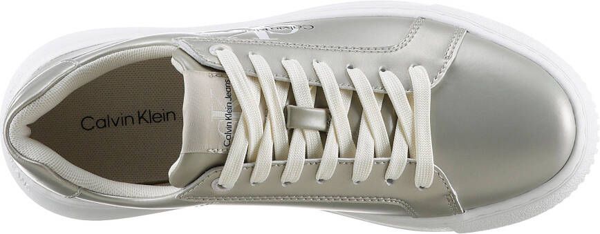 Calvin Klein Plateausneakers CHUNKY CUPSOLE LACEUP LTH ML MTL